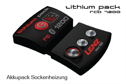 Lithium Pack Akkupack Schuhheizung
